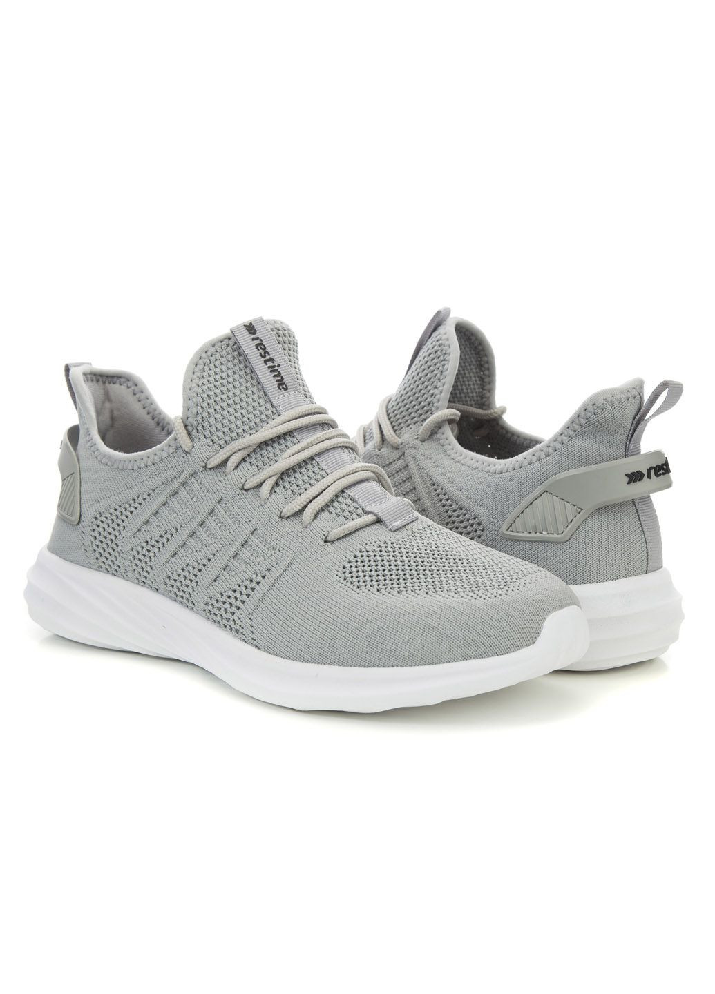 Серые всесезонные кроссовки мужские Restime