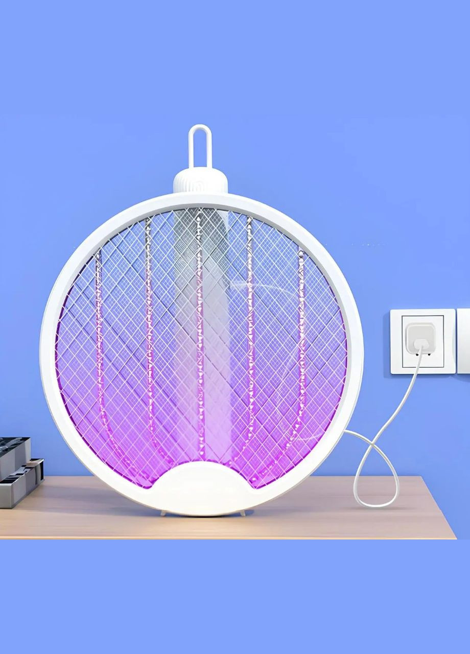 Універсальна електрична ракетка від комарів LY-474, з акумулятором і світлом No Brand (332808953)