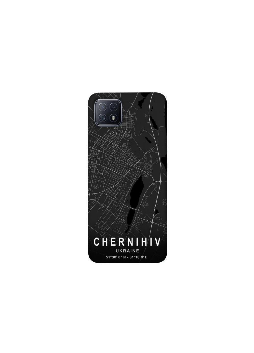 Чехол на Oppo A73 Chernihiv map Frontalka (365304722)