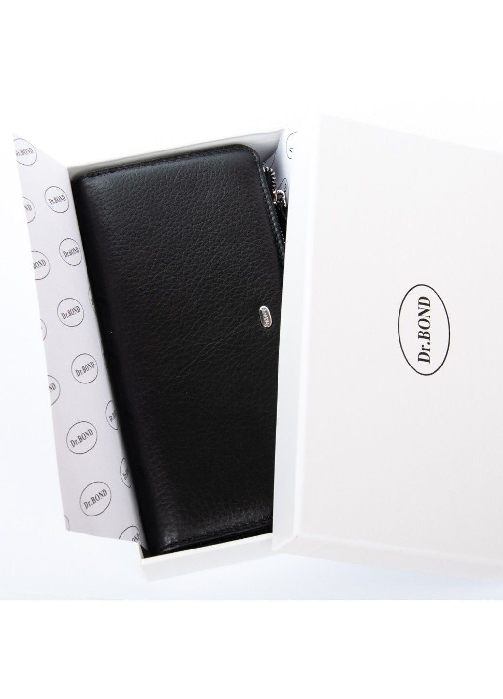 Шкіряний жіночий гаманець Classik WN-23-21 black Dr. Bond (296618849)