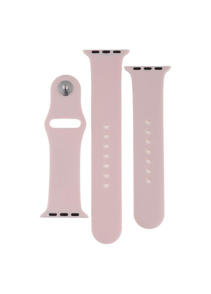 Ремешок для Apple Watch Band Silicone Two-Piece 38/40/41 mm Pink Sand No Brand (362670299)