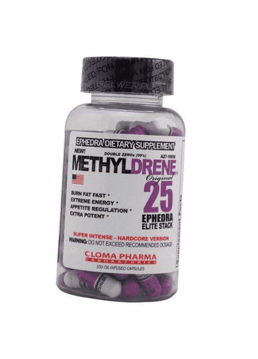 Комплексный Жиросжигатель Methyldrene 25 Elite 100капс Cloma Pharma (292710810)