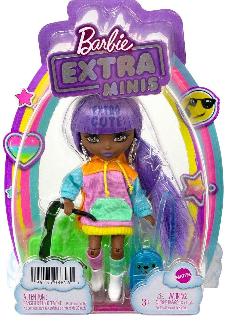 Лялька Extra Cute фіолетове волосся Barbie (371635584)
