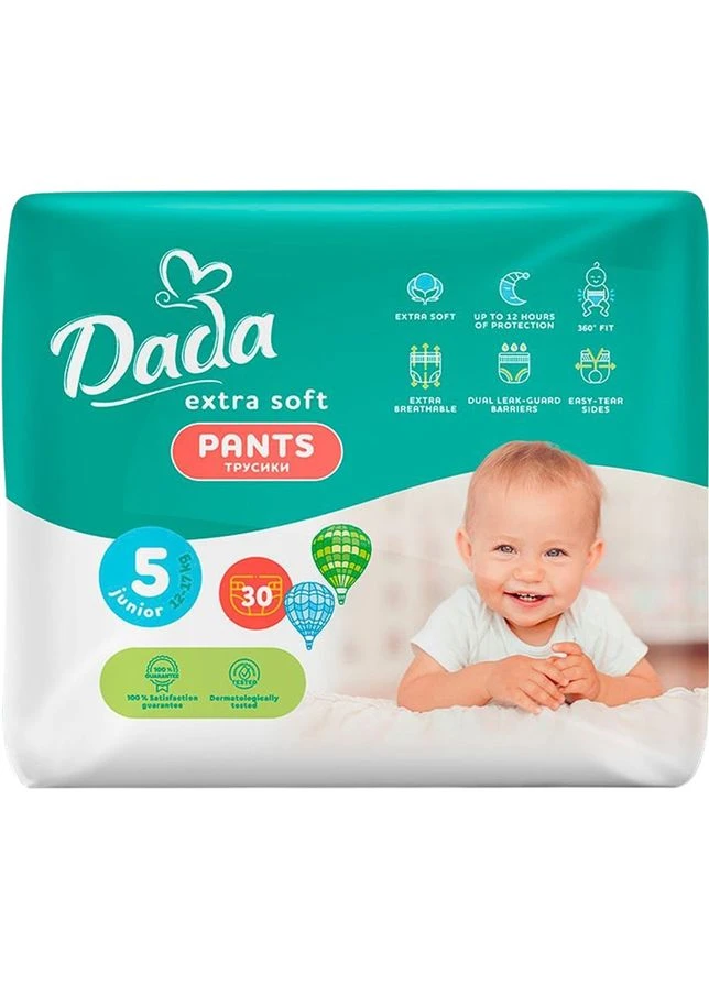 Подгузники-трусики Extra Soft Junior (12-17 кг) 30 шт (4820174980658) Dada (375784226)