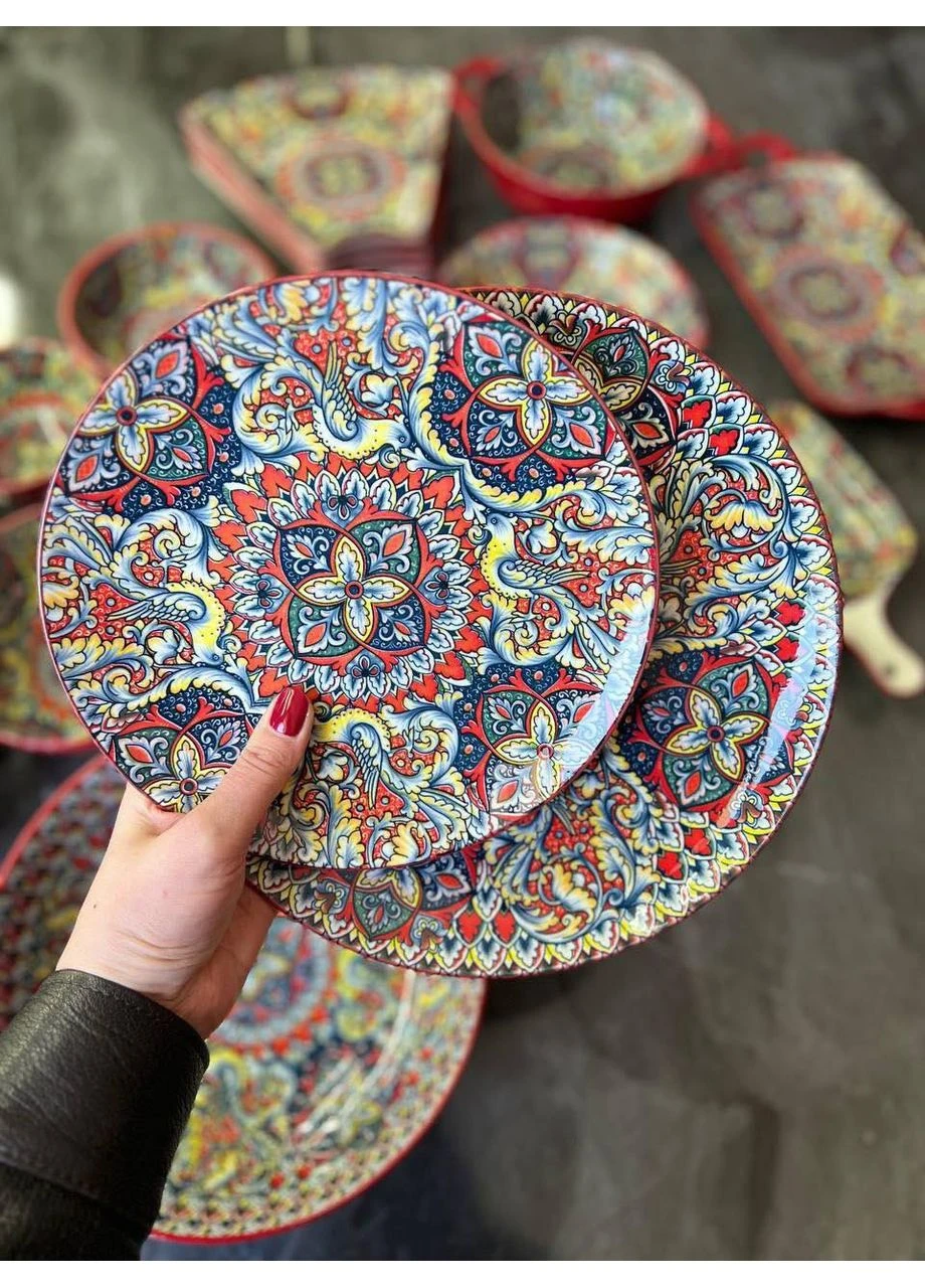 Тарілка кераміка 26,2*3см "Тригіря" No Brand (393798886)