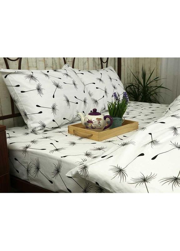 Простирадло 143x215 - Fly white бязь (21110) Руно (348137618)