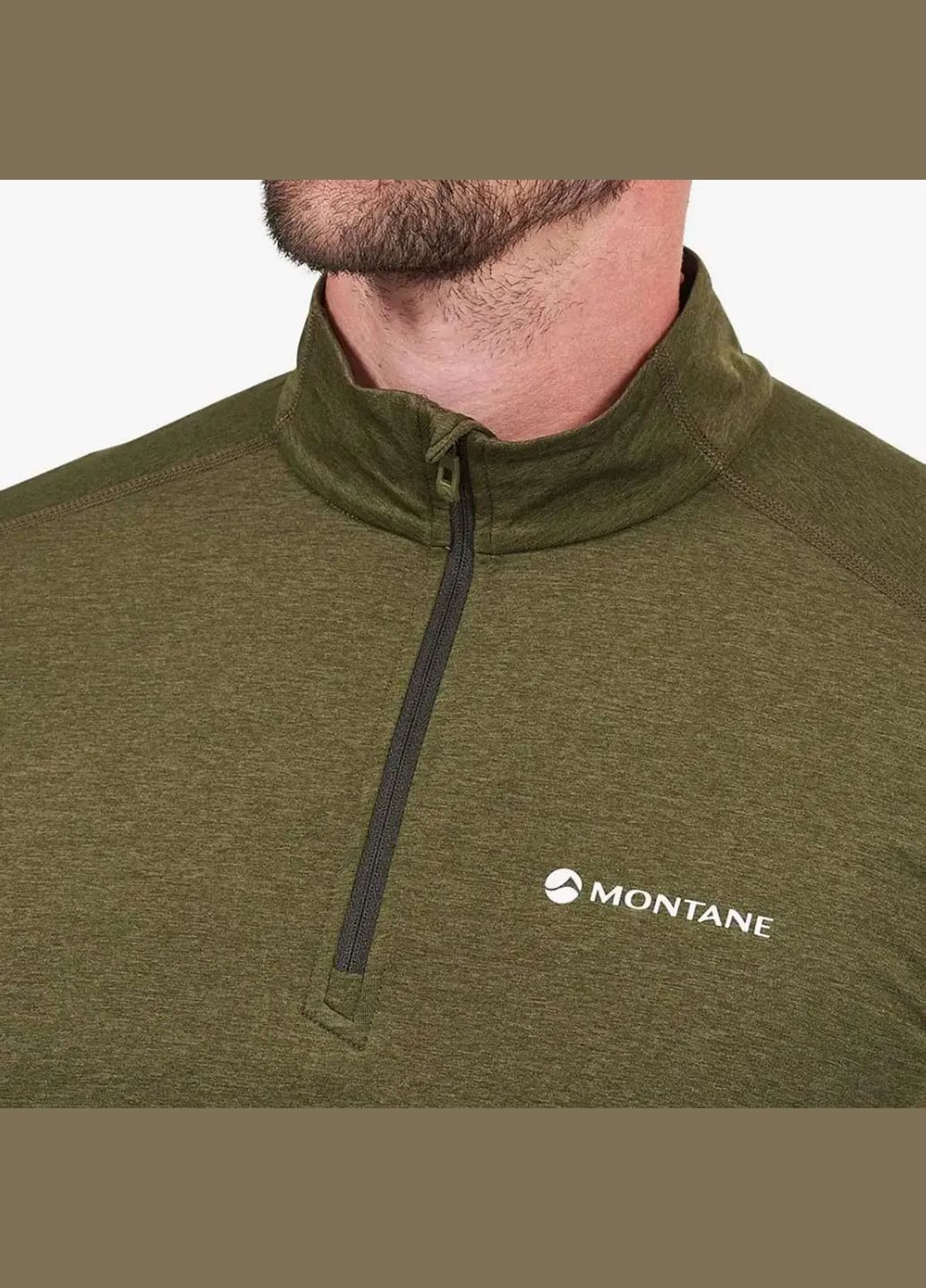 Термокофта ontane Dart Thermo Zip Neck Kelp Green Montane (317657848)