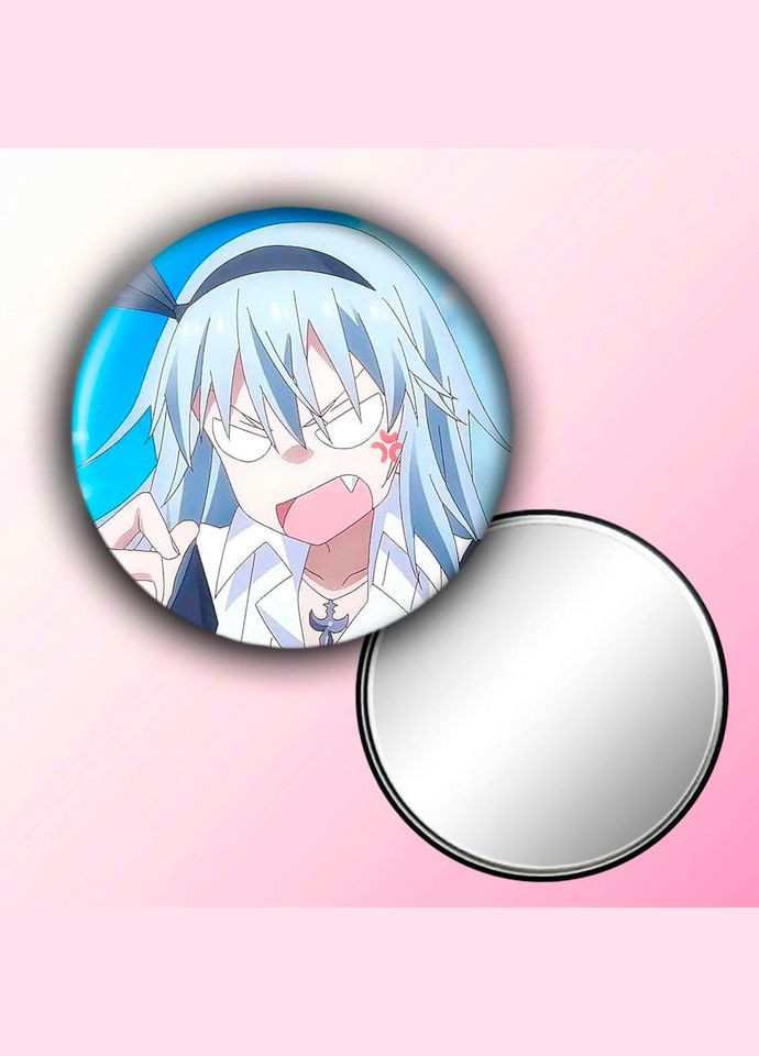 Дзеркальце косметичне кишенькове Аніме Про моє переродження в слиз #0002 із малюнком круглий 56 мм No Brand (309159343)