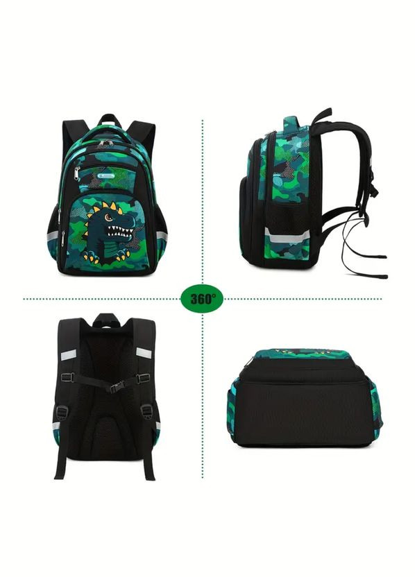 Рюкзак шкільний або міський, місткий портфель із Динозавром. No Brand (337170848)