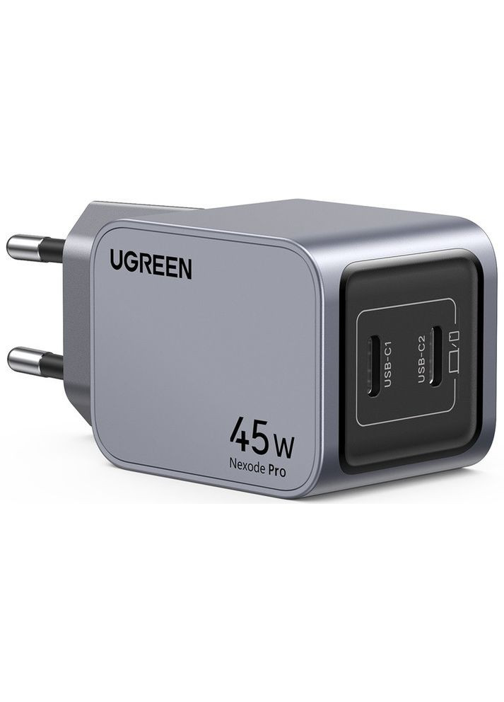 Зарядное устройство Wall Charger x707 2 выхода USB-C GaN 45W (UGR-35008) Ugreen (344465292)