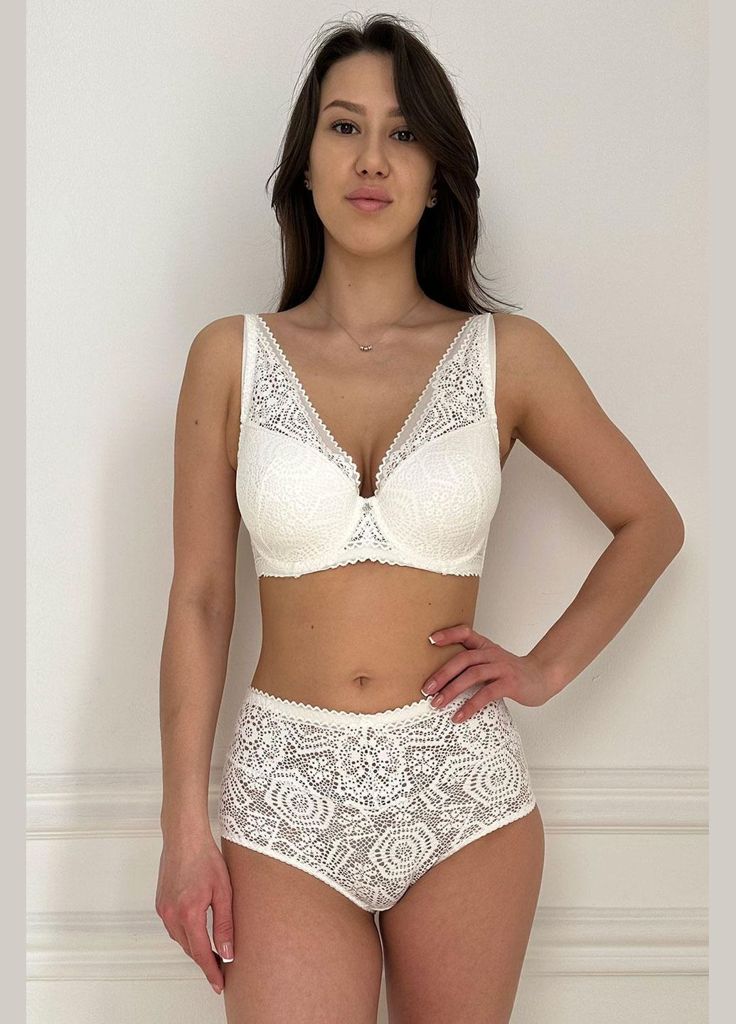 Білий бюстгальтер формований monika 90d ivory (айворі) (арт 017 19 07) Effetto