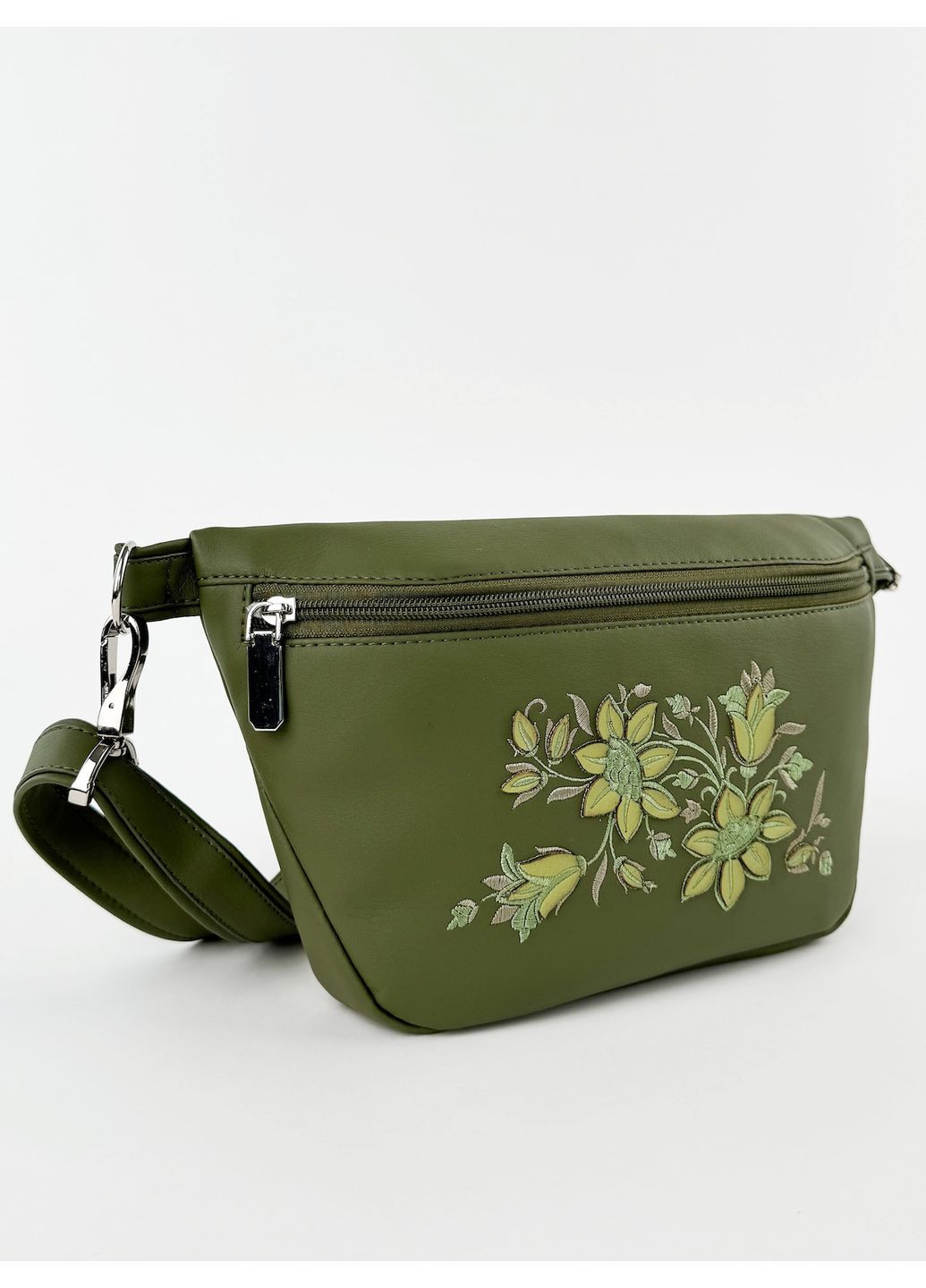 Сумка через плече 250215 оливковий Alba Soboni (354700266)