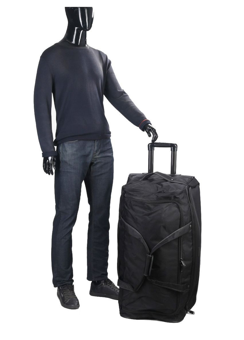 Сумка на колесах гігант XL чорна 85х39х42см/134л/3.8кг/ 371-82 Snowball (324802087)