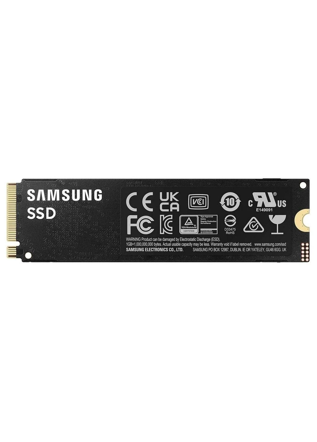 Накопичувач SSD 2ТБ 990 PRO M.2 2280 PCIe 4.0 x4 NVMe V-NAND MLC (MZ-V9P2T0BW), швидкість читання 7450 МБ/сек Samsung (354727021)