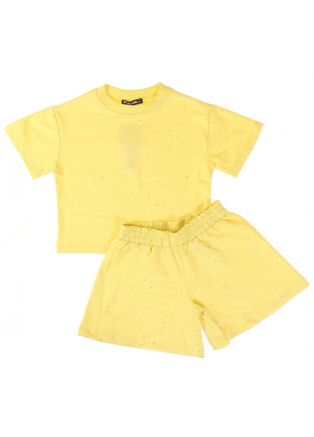 Желтый летний футболка + шорты 16288 BLUELAND