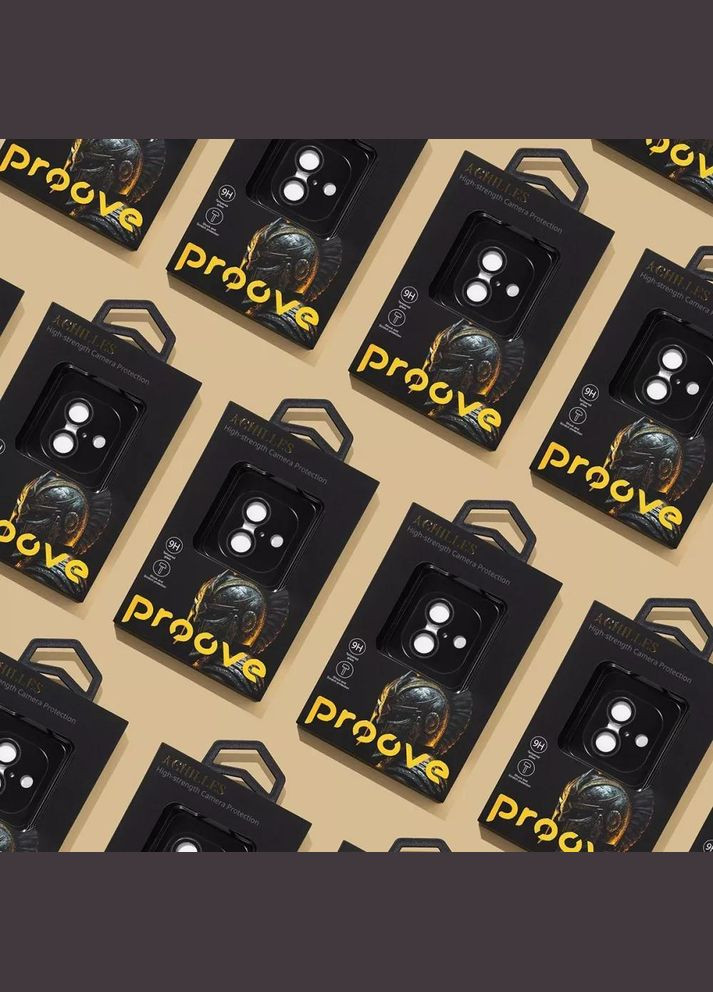 Захисне скло на камеру Achilles для Apple iPhone 16 /16 Plus black Proove (337348739)