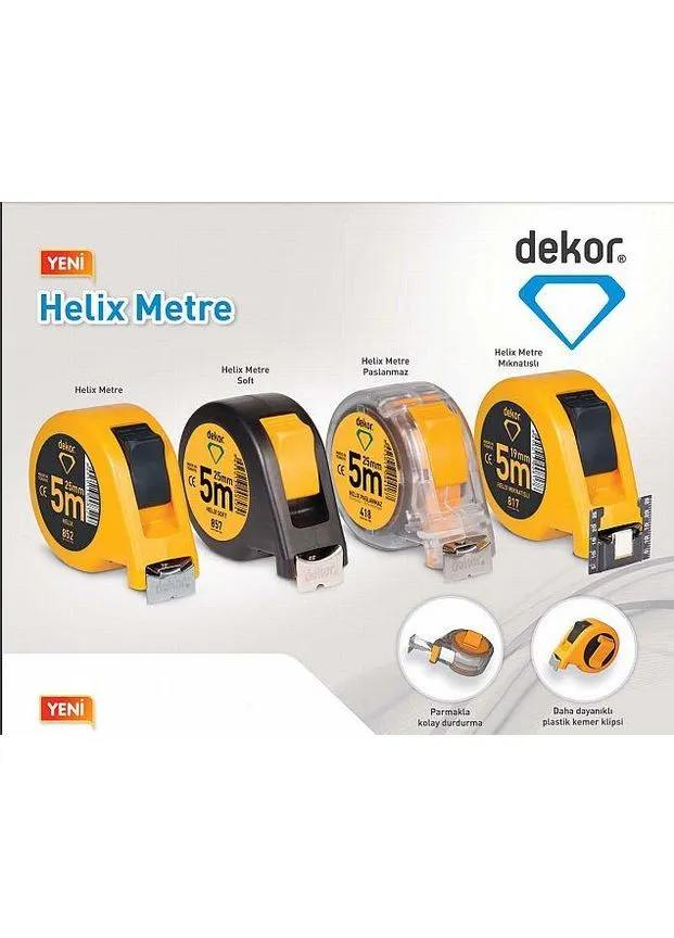 409 - Рулетка PROFI прозора 8 м х 25 мм Dekor Hassan (392141956)
