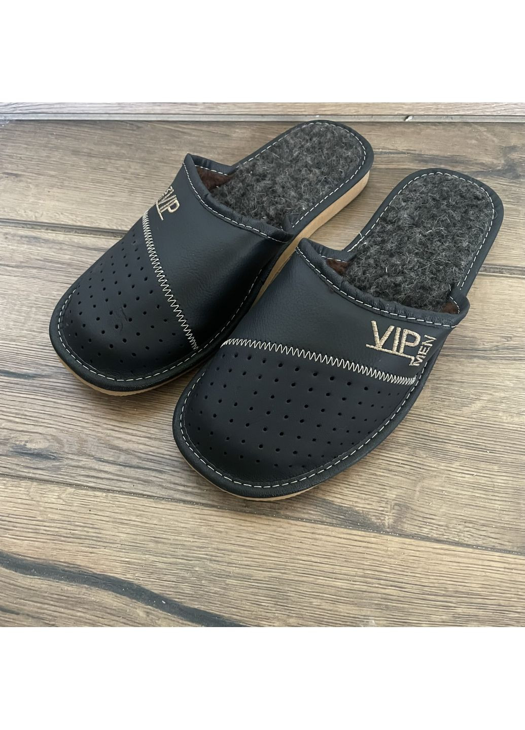 Тапочки чоловічі зимові, шкіряні Eluna (360894789)