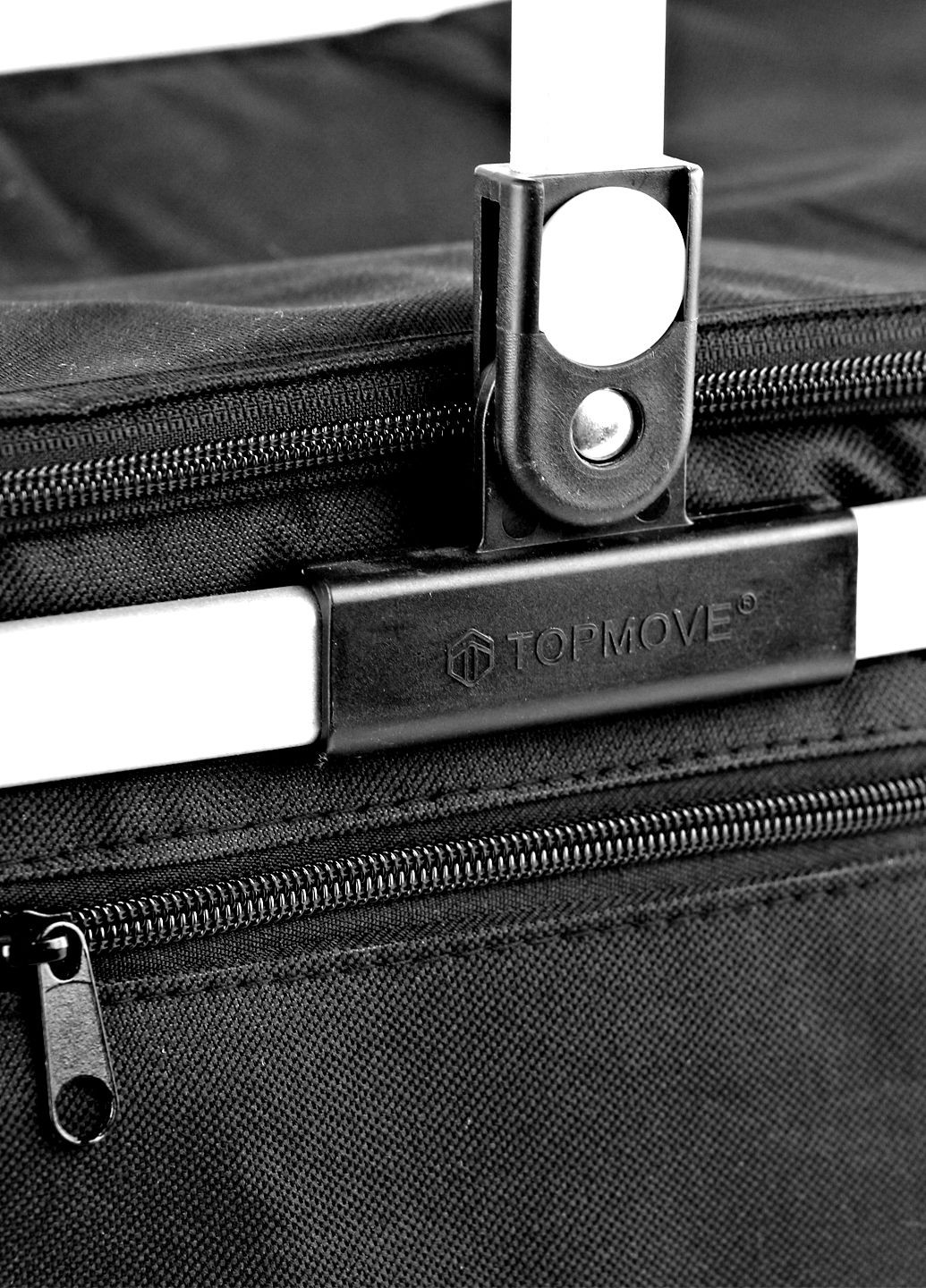 Складная сумка с алюминиевой рамой Черная Полиэстер Одно отделение Topmove Amazon (348832100)
