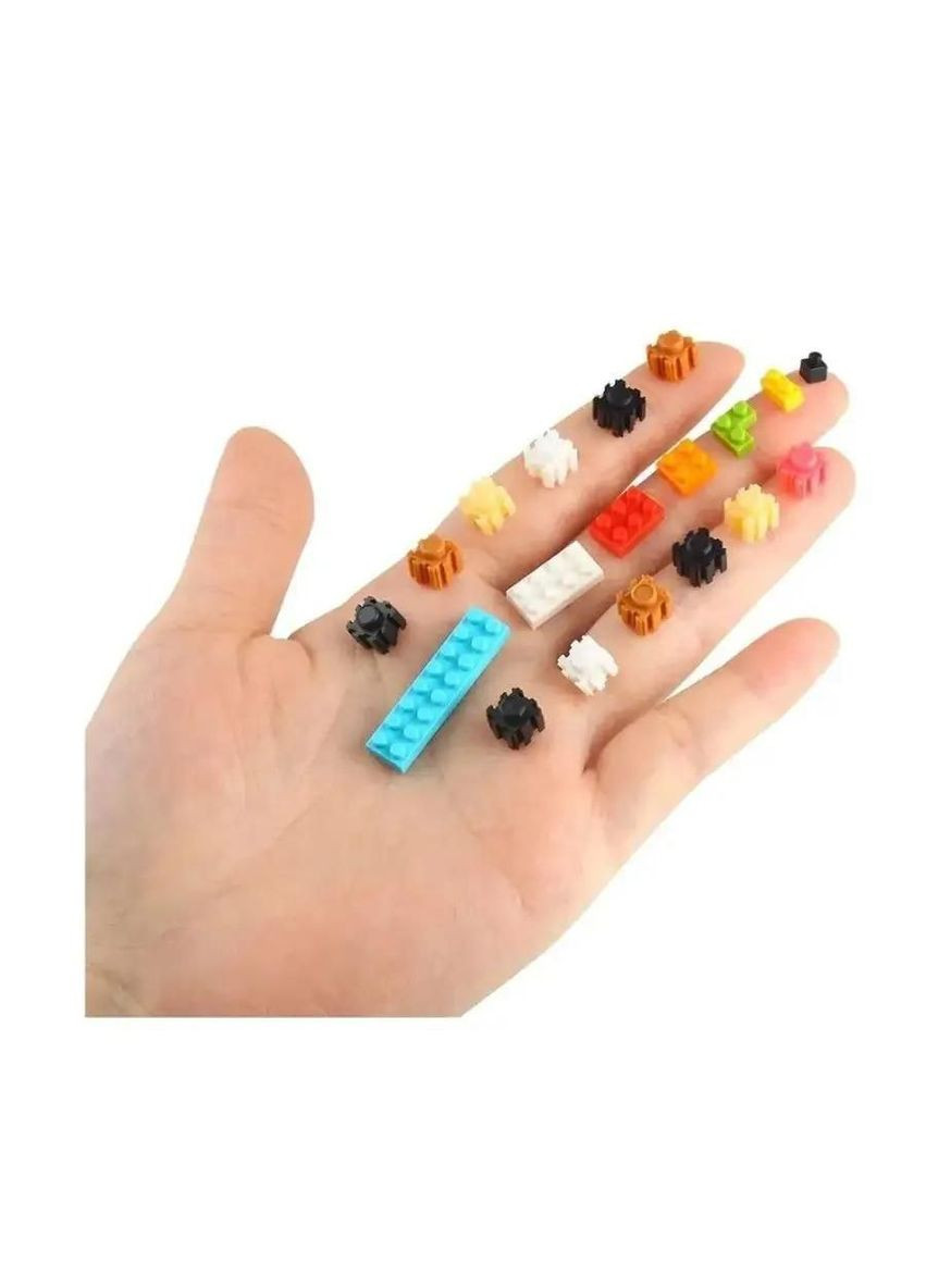 3D Dino конструктор сертифікований безпечний пластик високої якості 5480 деталей 35*25 см No Brand 3D конструктор Діно (342121866)