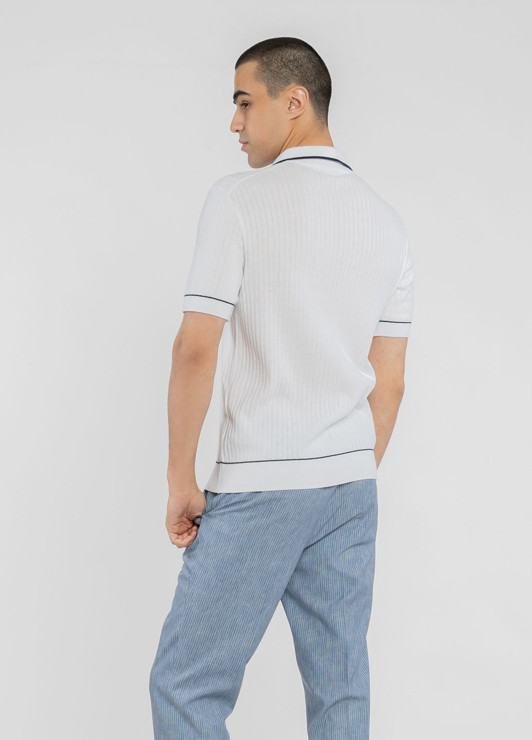 Поло чоловіче біле Arber Polo SS3 AVT-124 (329304300)