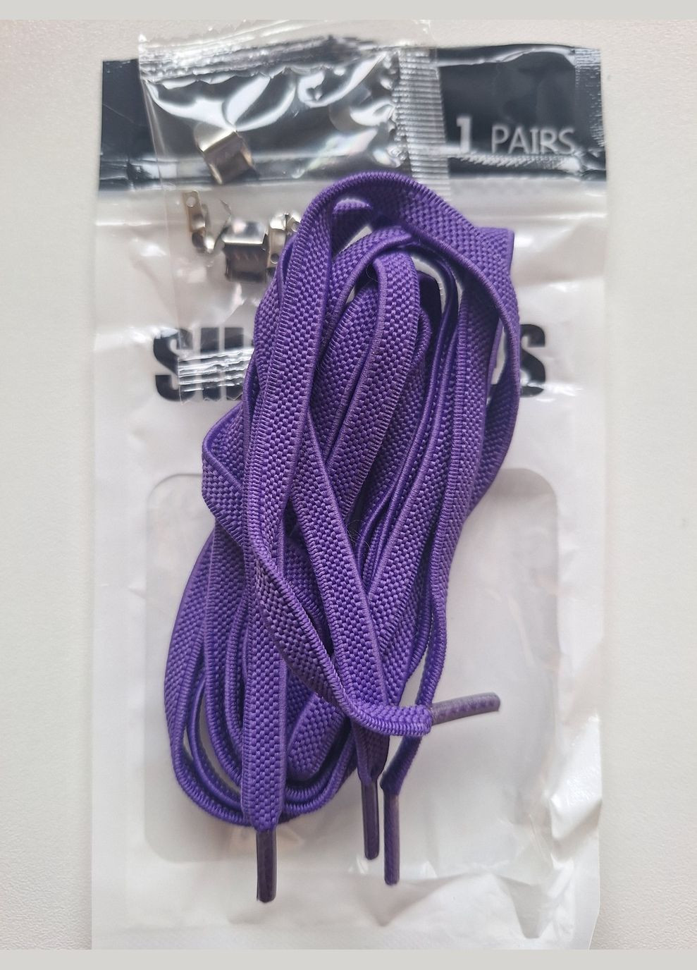 Эластичные плоские шнурки 6мм с фиксаторами PRC (304051695)