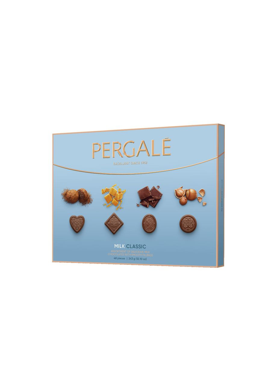 Конфеты Шоколадное Ассорти классические с молочным шоколадом 343г PERGALE (361879314)