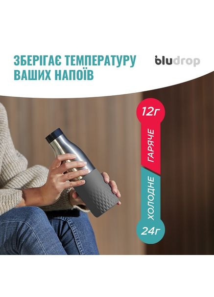 Термопляшка Bludrop Green 500 мл (N3110610) Tefal (370620039)