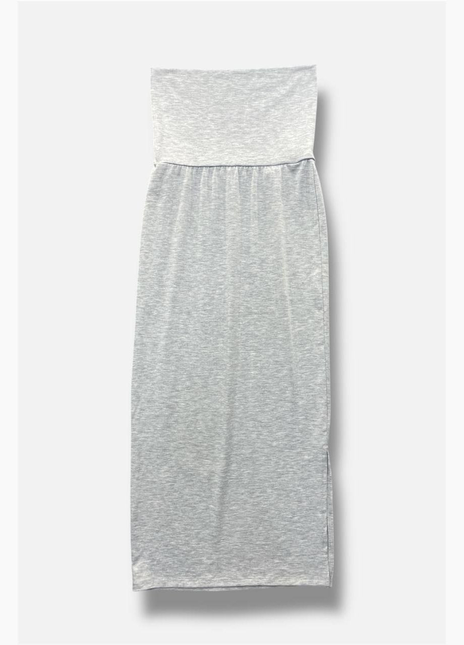 Серая повседневный однотонная юбка H&M