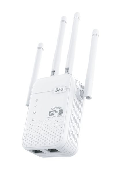Повторитель WiFi-01 300mbit Aampfiler White Biva (311196120)