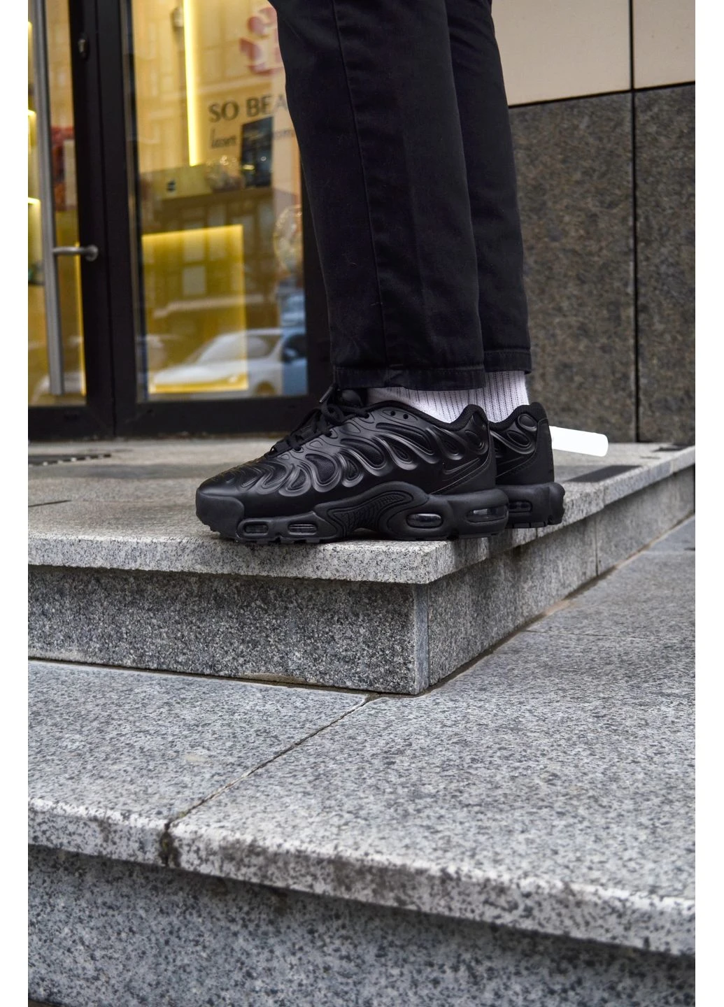 Чорні кросівки чоловічі nike air max grift black найк аір макс дріфт чорні демісезон No Brand