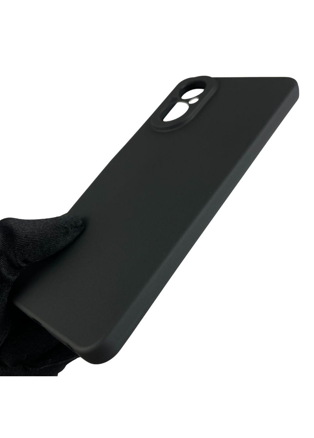 Чехол для C67 однотонный с защитой камеры на реалми с67 чёрный Realme (366021902)