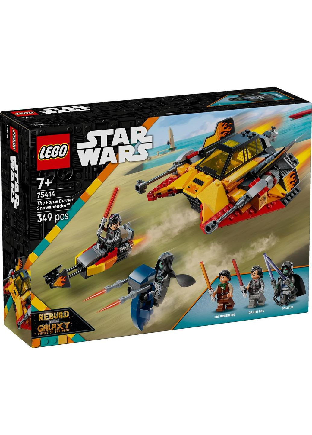 Star Wars The Force Burner Снежный истребитель 75414 Lego (372012408)