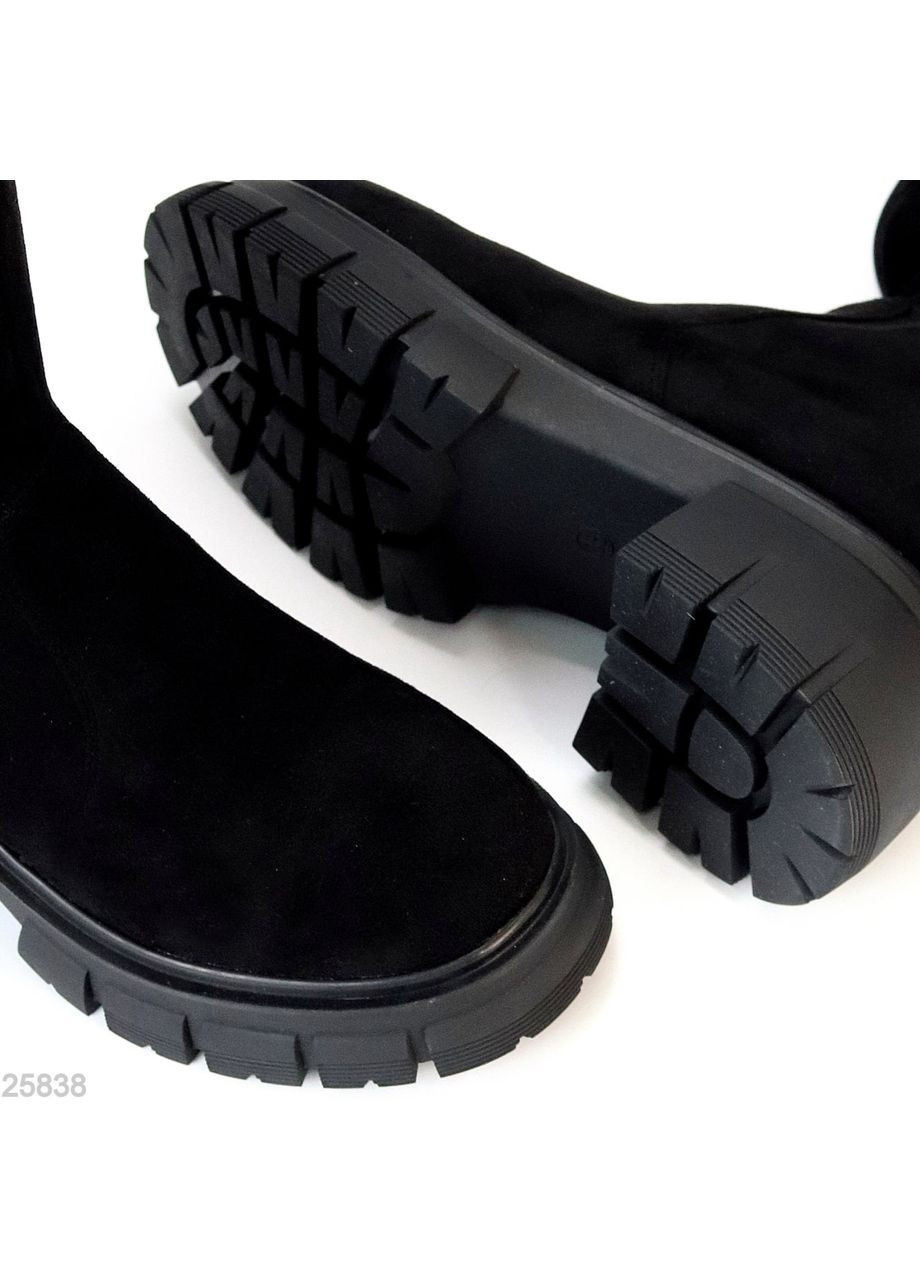 Чорні ботфорти No Brand (368277949)