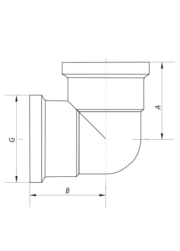 Угол 3/4'' ВВ (хром) (KF0125) KOER KF.L08F.CHR (388584966)