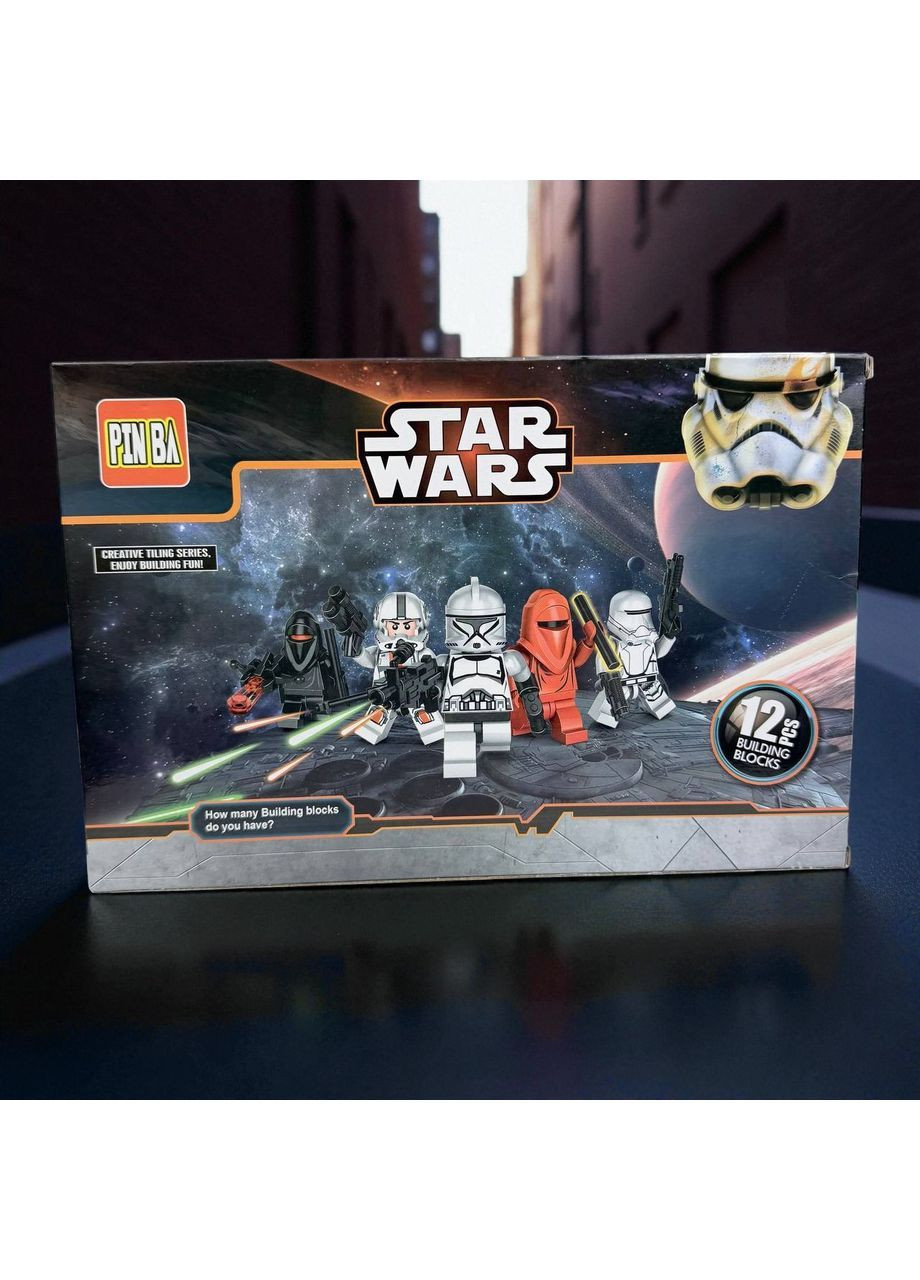 Ігрові фігурки чоловічки Star Wars, набір фігурок герої Зоряні Війни 12 шт Diy (368830950)