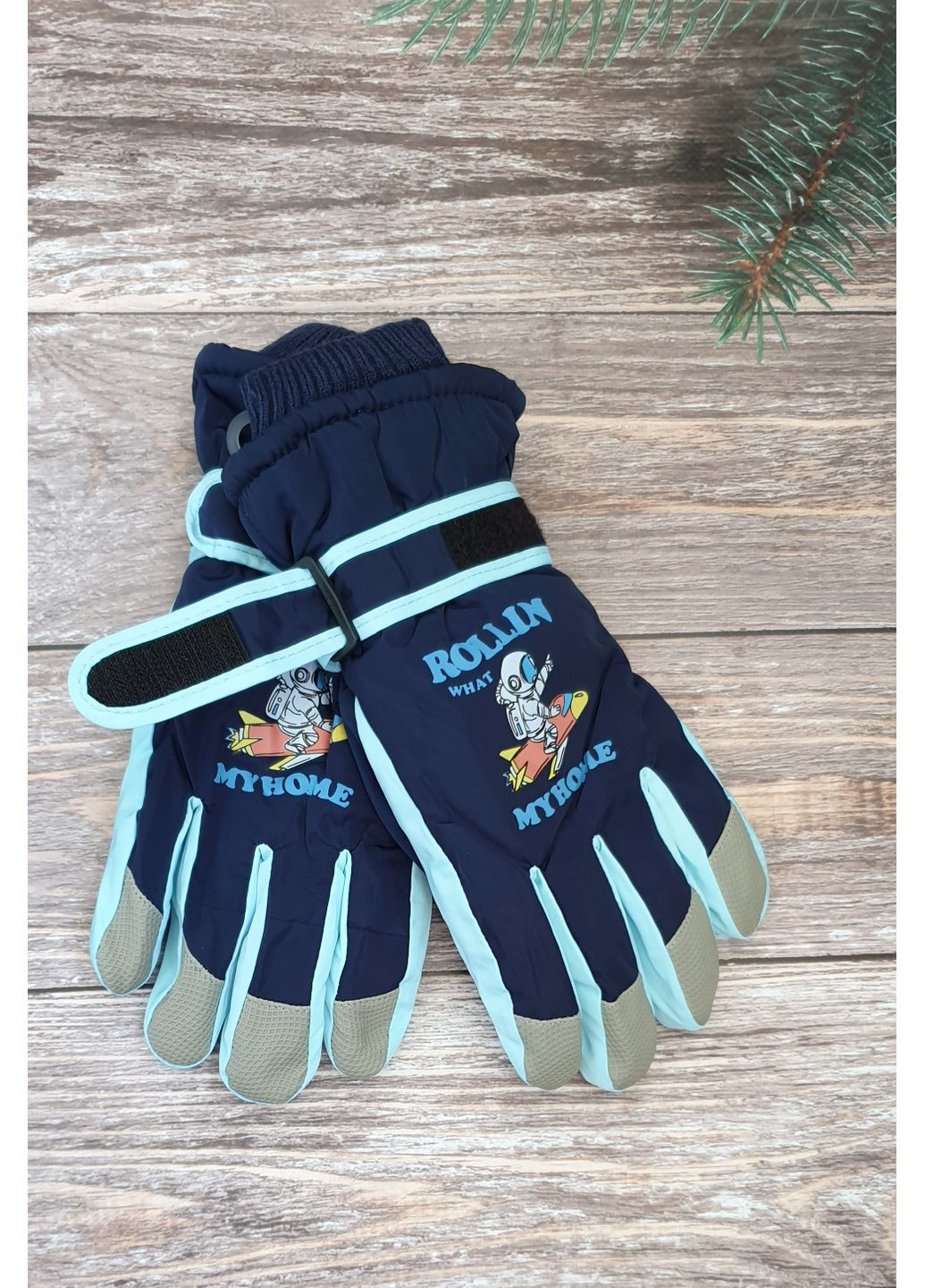 Балонові рукавиці на хутрі для хлопчиків і дівчаток 10-16 років No Brand (358517375)