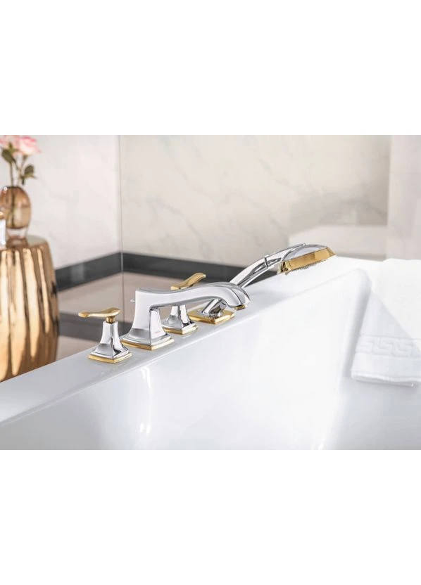 Змішувач для ванни METROPOL CLASSIC, хром/золото, на борт ванни Hansgrohe (401884913)