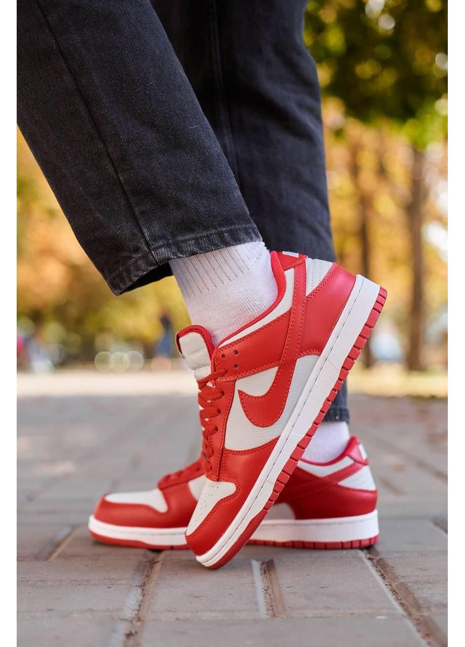 КРОССОВКИ ЖЕНСКИЕ NIKE SB DUNK LOW RETRO MEDIUM GREY RED НАЙК СБ ДАНК No Brand серые демисезоны (368861988)