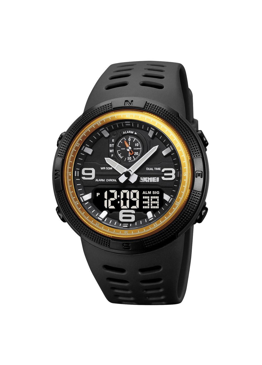 1655GDBK Gold-Black SALE кварцевый спортивный Skmei (324089406)