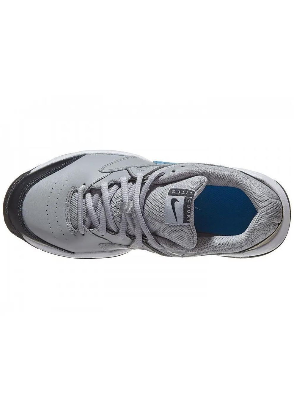 Комбіновані осінні кросівки jr court lite 2 чорний сірий Nike