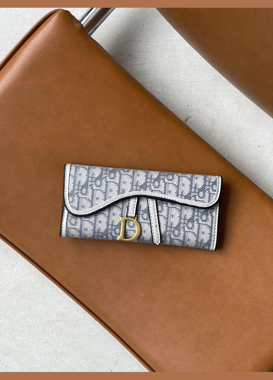 Жіночий гаманець візитниця сідло світло-сірий No Brand (322464296)