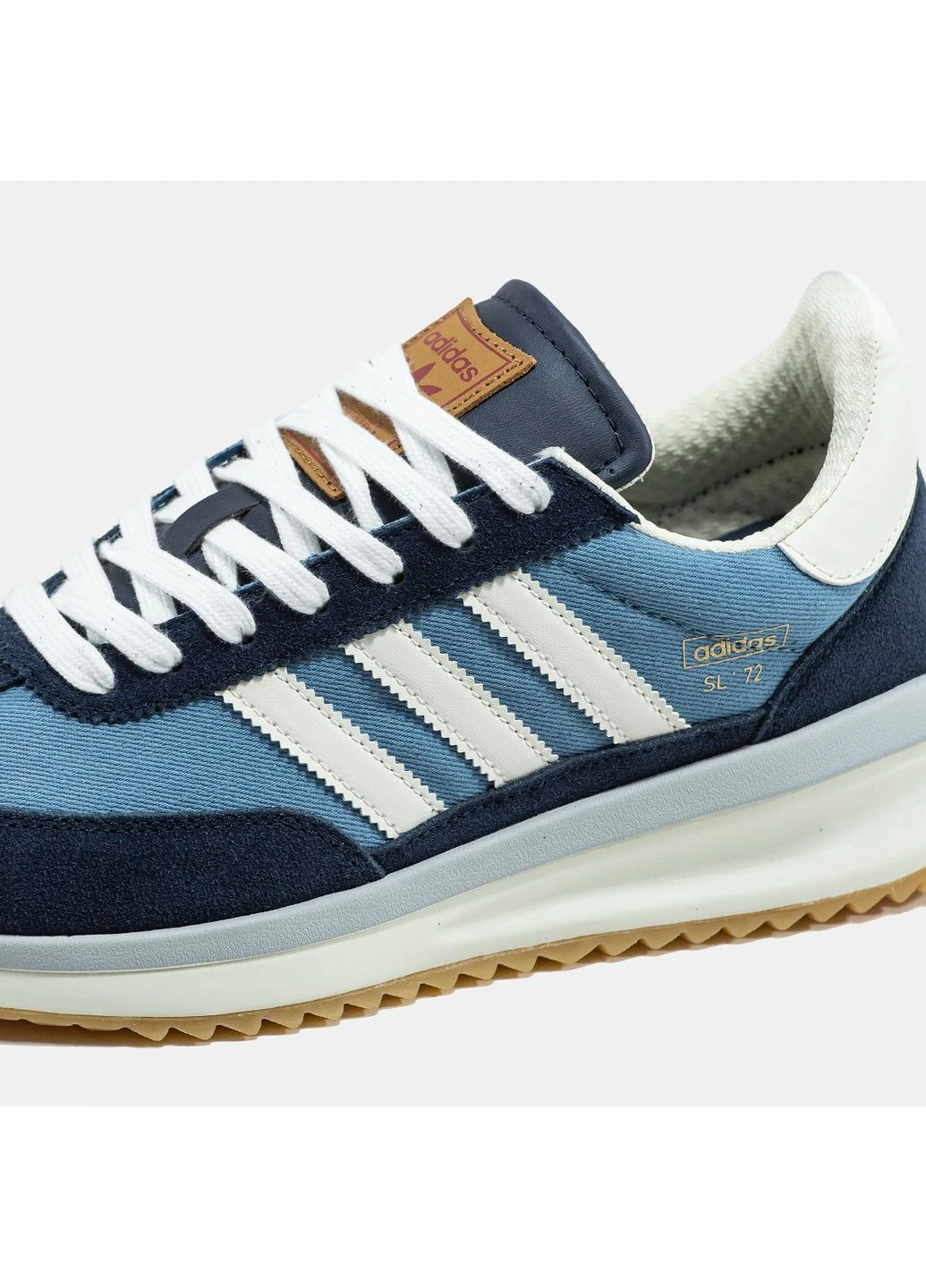 Синій кросівки чоловічі adidas sl'72 rtn blue white | адідас сл 72 сині білі демісезон No Brand