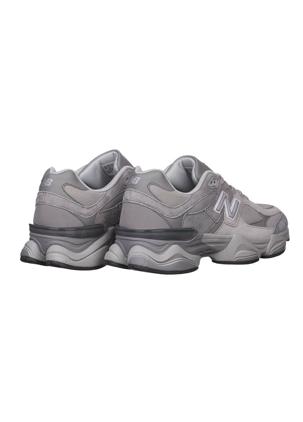 Серые демисезонные кроссовки из кожи для мужчин No Brand