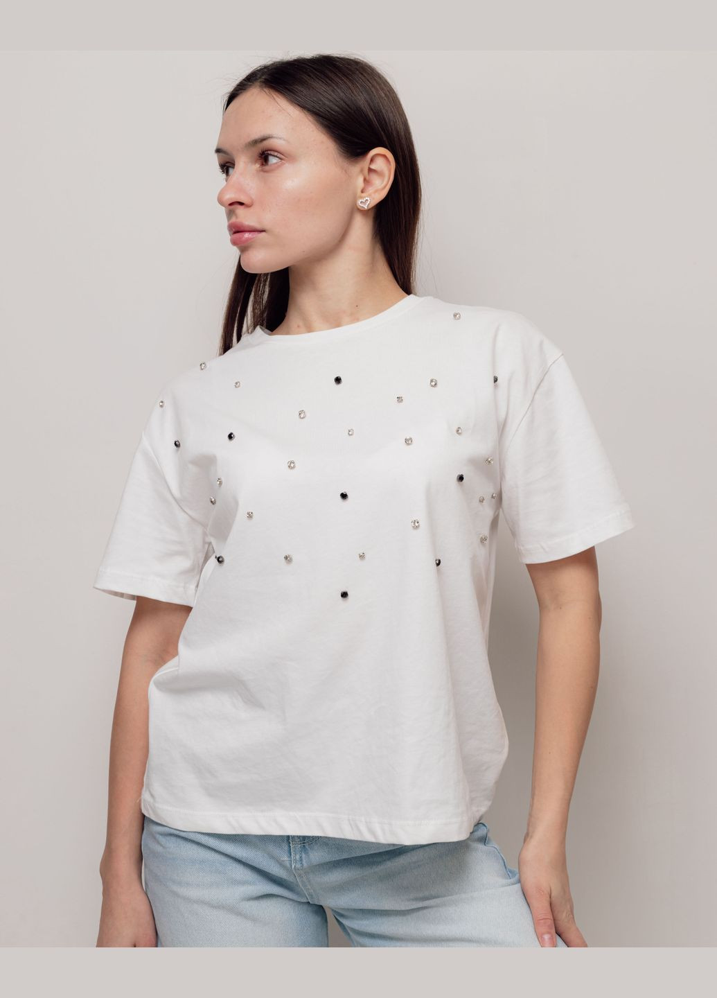 Футболка со стразами Crep - (322765973)