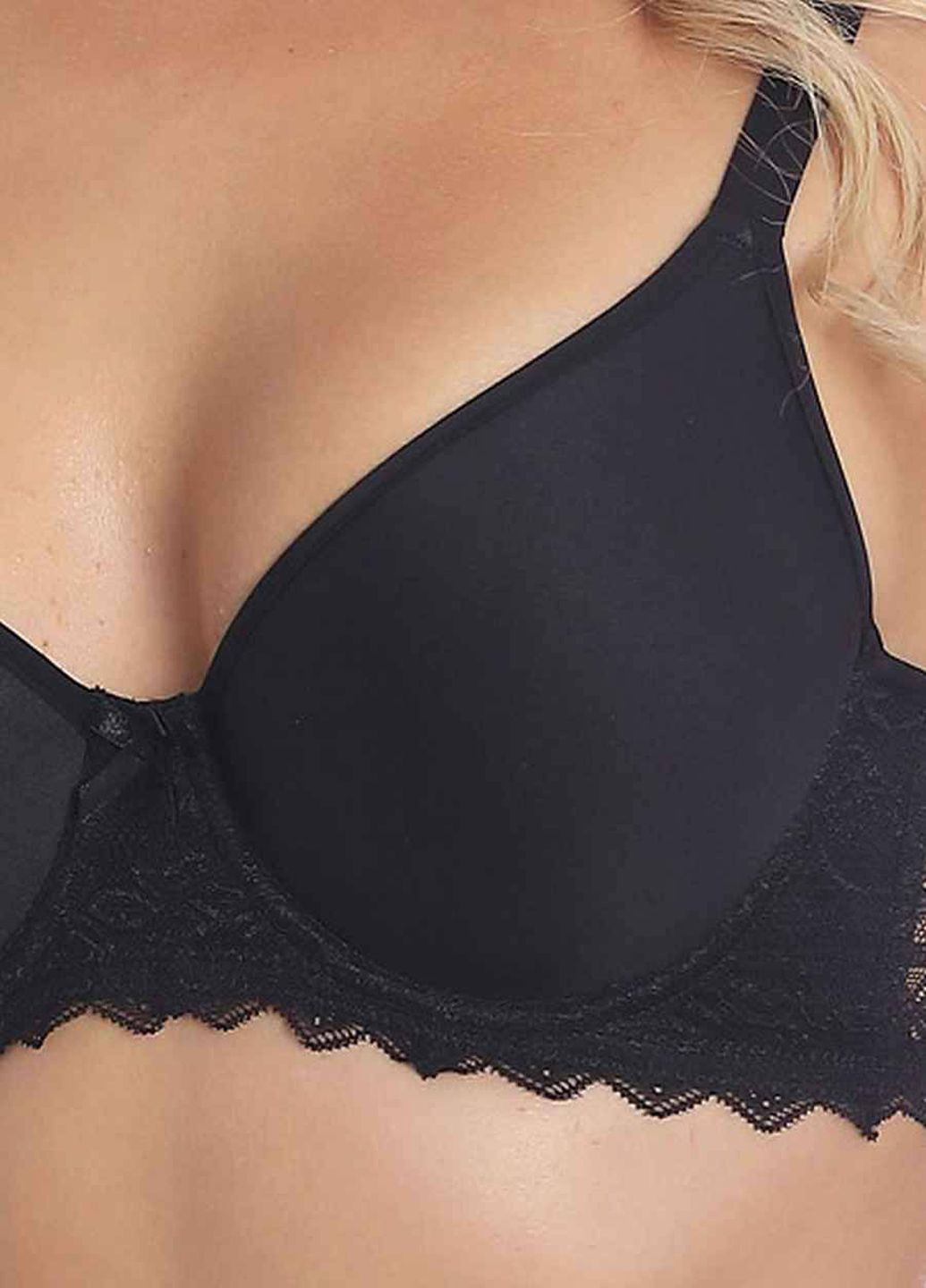 Чёрный бюстгальтер Sassa