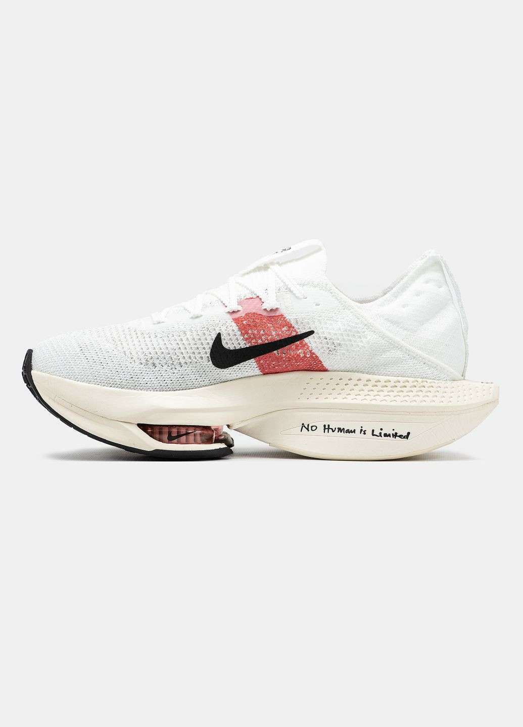 Кросівки жіночі і чоловічі Nike Air Zoom Alphafly 2 White | Найк Еір Зум Альфафлай 2 білі No Brand білі демісезони (332213969)
