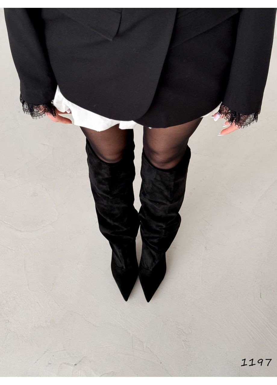 Чорні ботфорти Helen (372452974)