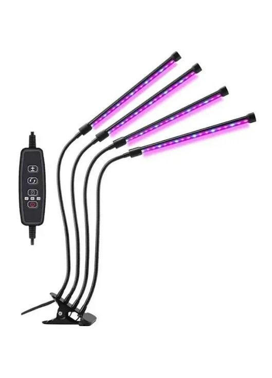 Светодиодная фитолампа для домашних растений Supretto 50 Вт, 4 гибких луча. No Brand - (370393347)