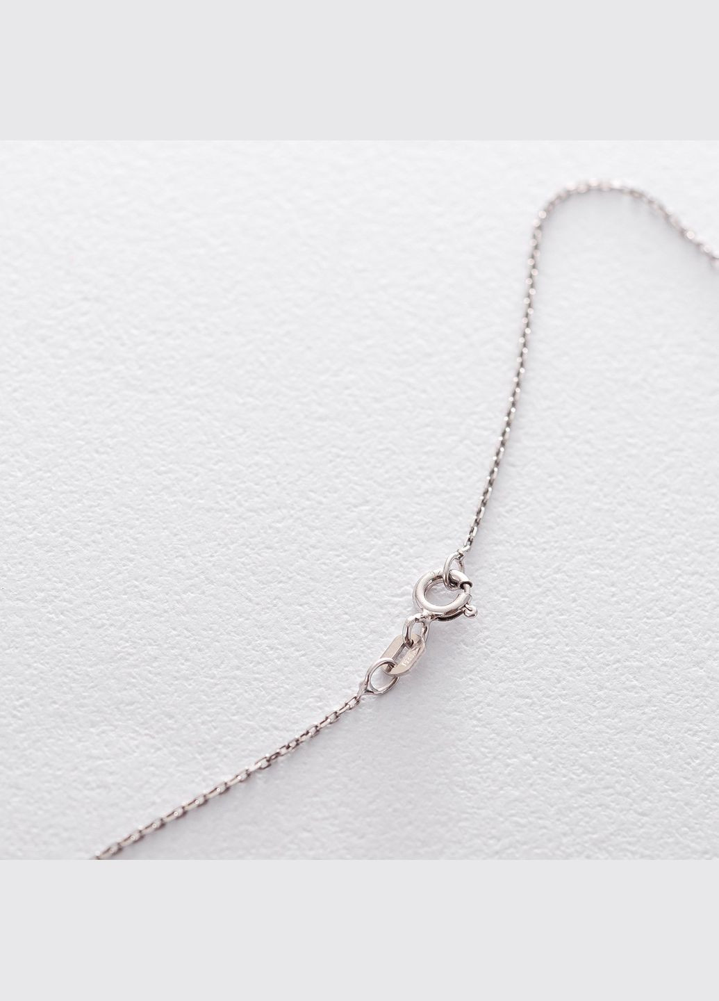 Кольє з зеленим оніксом в сріблі 18845 40 Oniks (264024273)